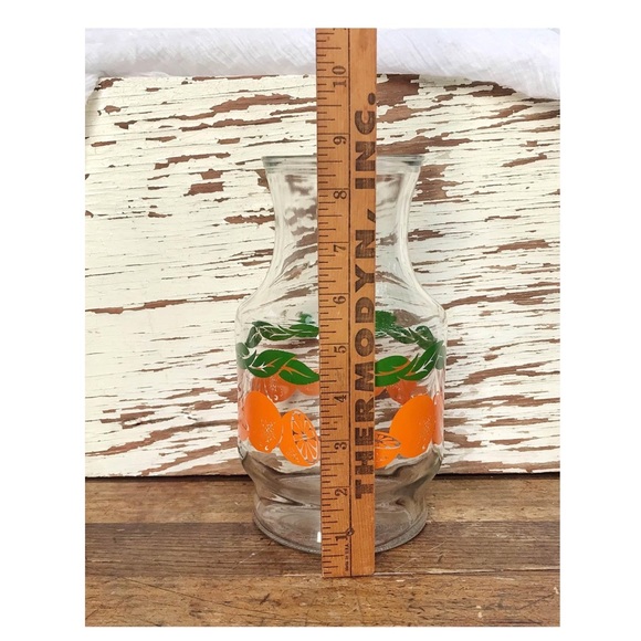 Vintage Orange Juice Pitcher/ Carafe - Picture 5 of 6
